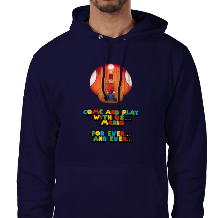 Super Mario x The Shinning - Come Play With Us Value Hoodie