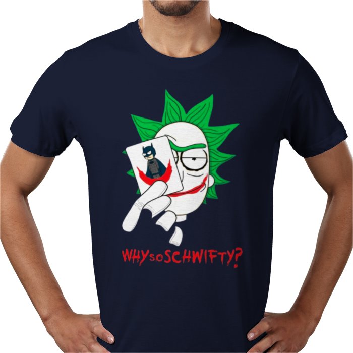 Rick & Morty & Batman - Why So Schwifty T-shirt