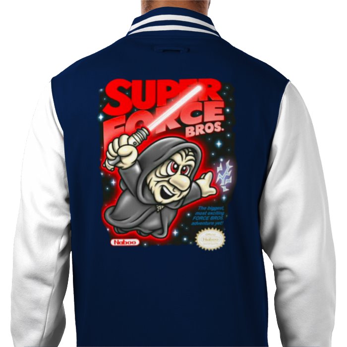 Super Mario Bro's & Star Wars - Super Force Bros Varsity Jacket