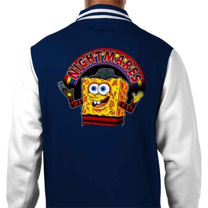 SpongeBob SquarePants & A Nightmare On Elm Street - Nightmares Varsity Jacket