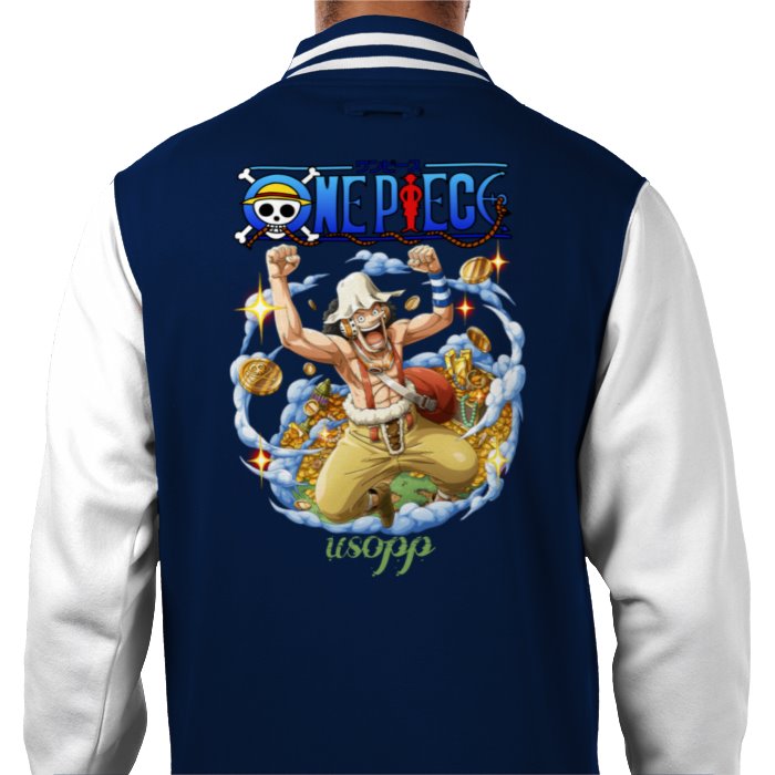 One Piece - Usopp Theme 2 Varsity Jacket