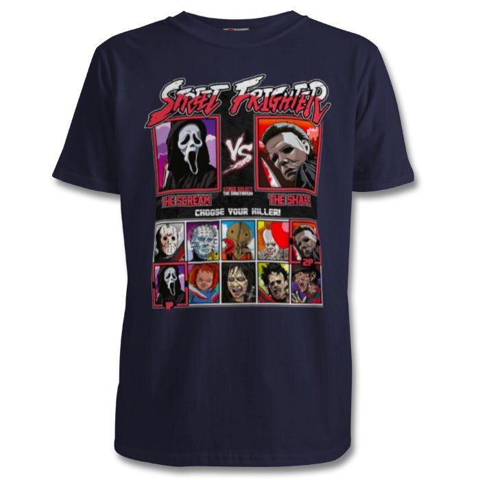 Horror Movies & Street Fighter - Street Frighter T-shirt