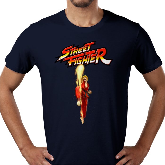 Street Fighter — Ken Dragon Punch T-Shirt