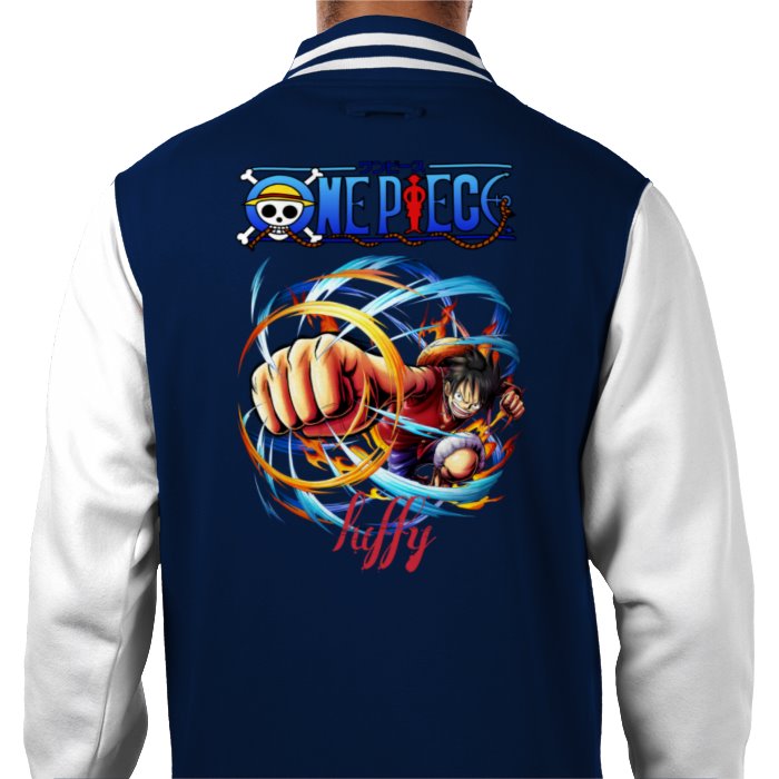 One Piece - Luffy Theme 4 Varsity Jacket