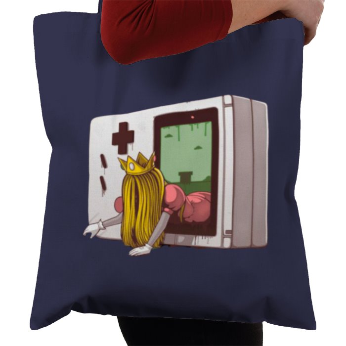 Nintendo Game Boy & Super Mario Bro's & The Ring - Princess Samara Tote Bag