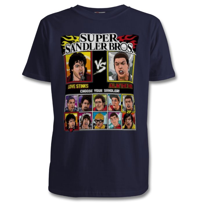 Super Smash Bro's & Adam Sandler - Super Sandler Bro's T-shirt