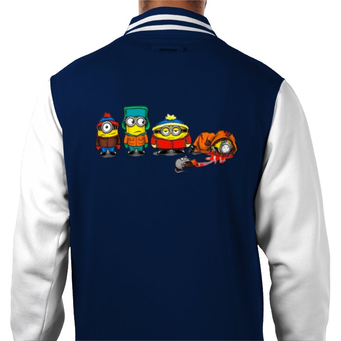 Minions & South Park - Oh My God! They Killed Kevin Varsity Jacket