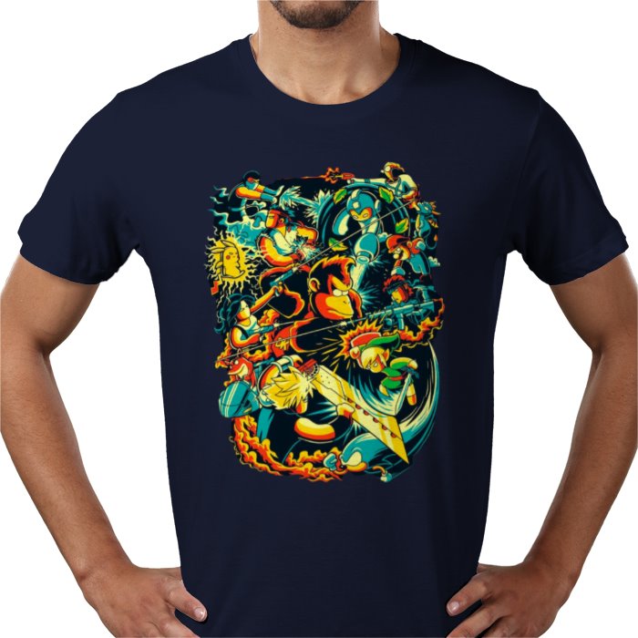 Retro Gamer Collage T-Shirt