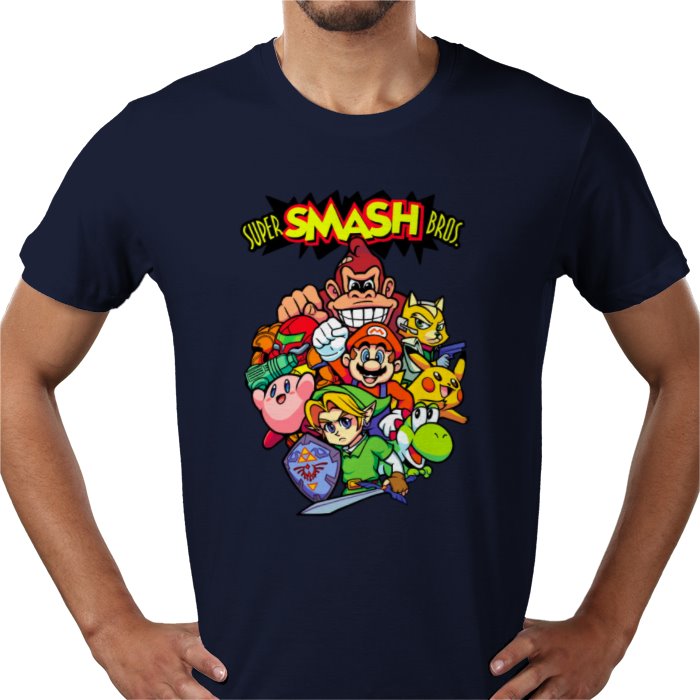 Super Smash Bros - Collage T-shirt