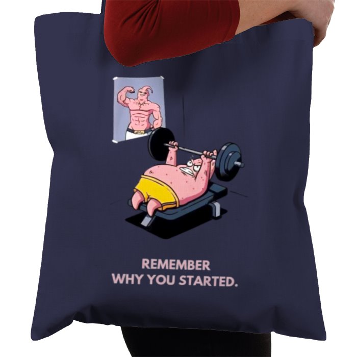 Dragonball Z x SpongeBob Square Pants - Why We Started Tote Bag