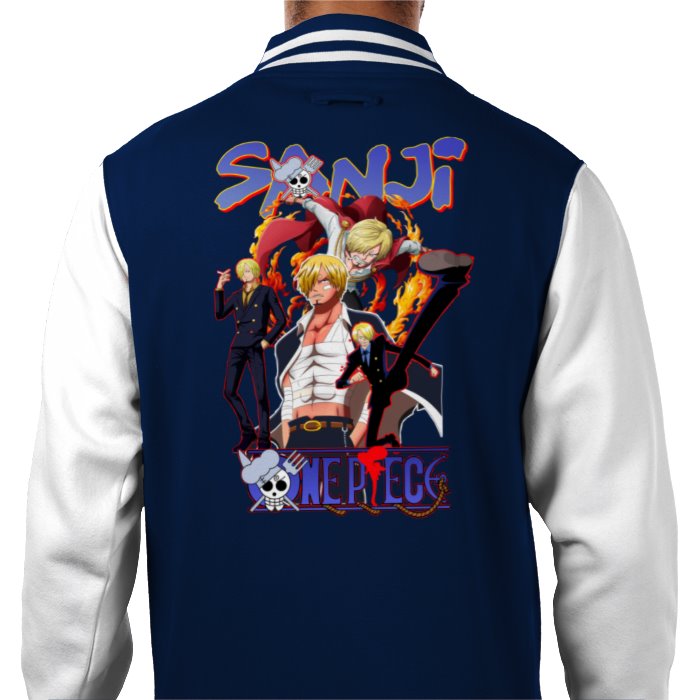 One Piece - Sanji Theme 3 Varsity Jacket