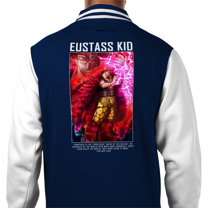 One Piece - Eustass Kid Theme 1 Varsity Jacket