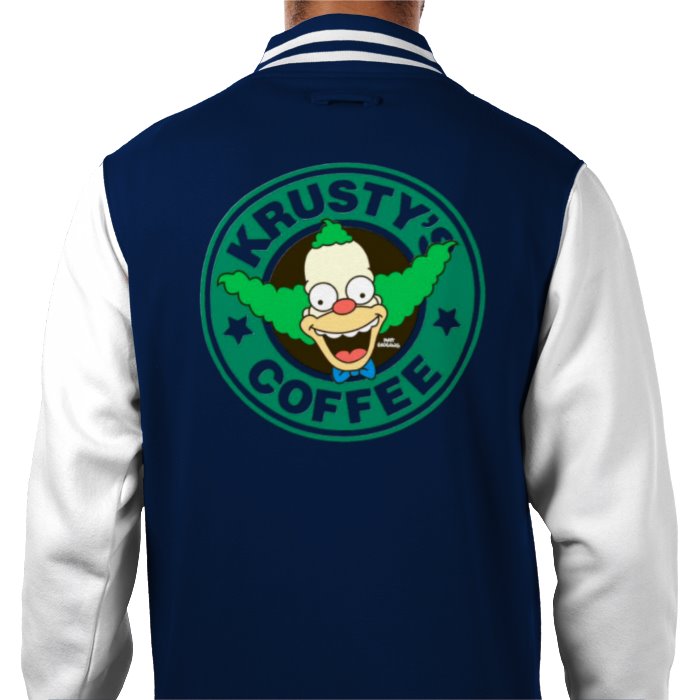 The Simpsons - Krusty's Coffee Varsity Jacket