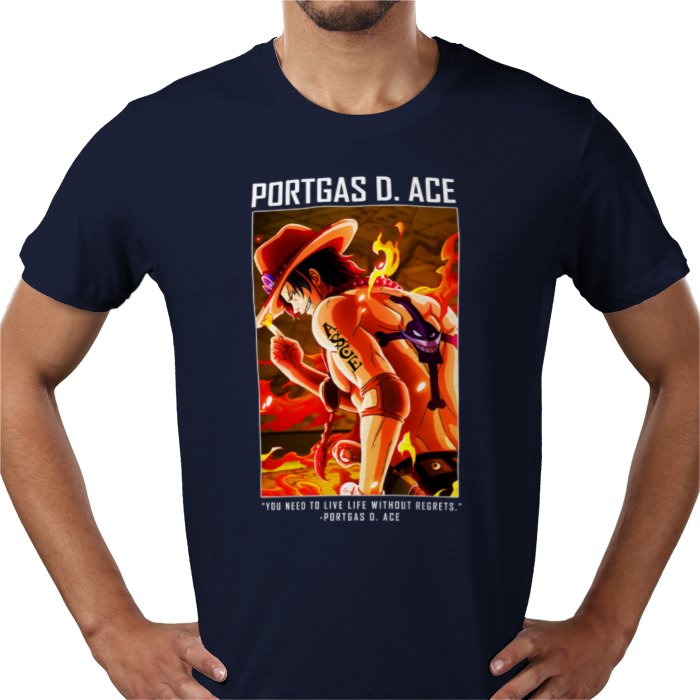 One Piece - Ace Theme 4 T-Shirt