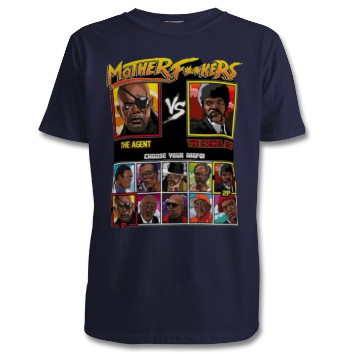 Samuel Jackson & Street Fighter - Mother F**kers T-shirt