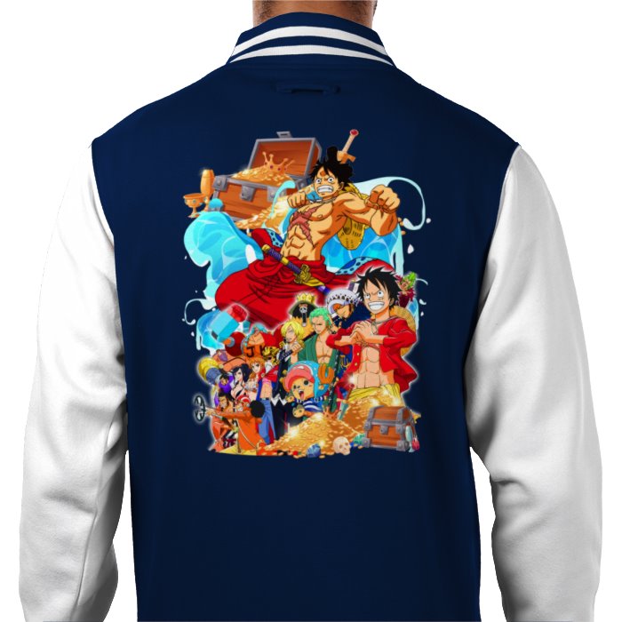 One Piece - Collage 4 Varsity Jacket