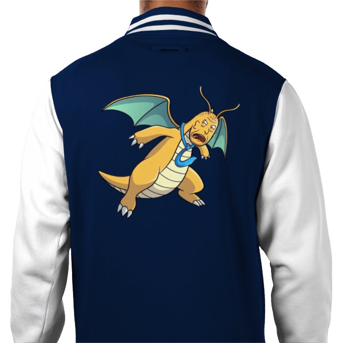 Rick & Morty & Pokémon - Dragonite Varsity Jacket