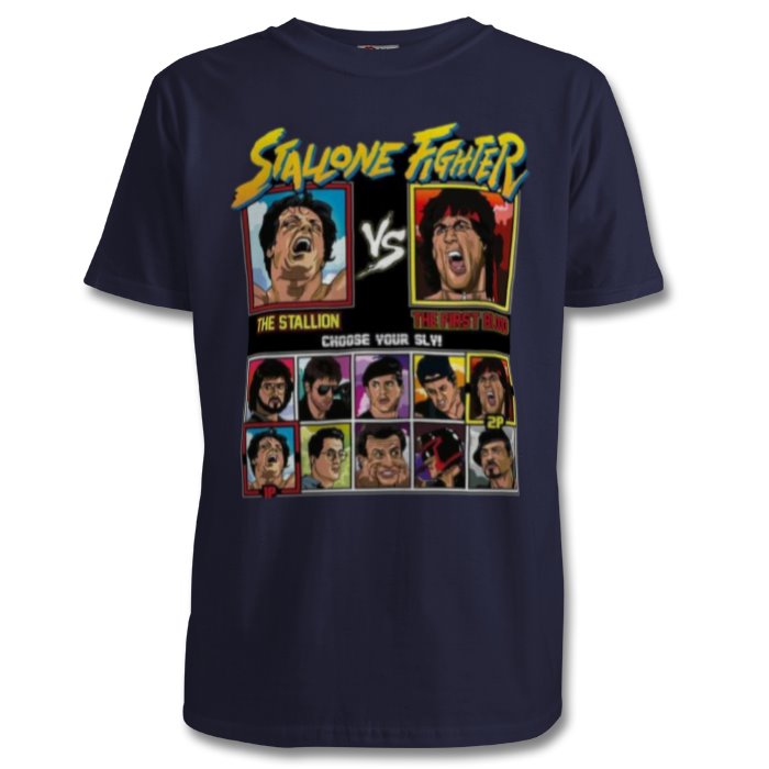 Sylvester Stallone & Street Fighter - Stallone Fighter T-shirt