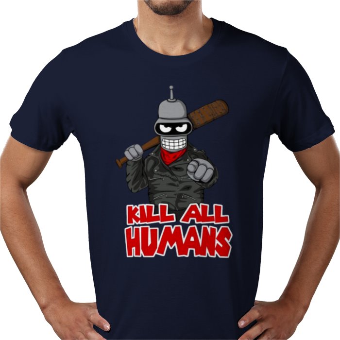 Futurama x The Walking Dead - Kill All Humans T-shirt