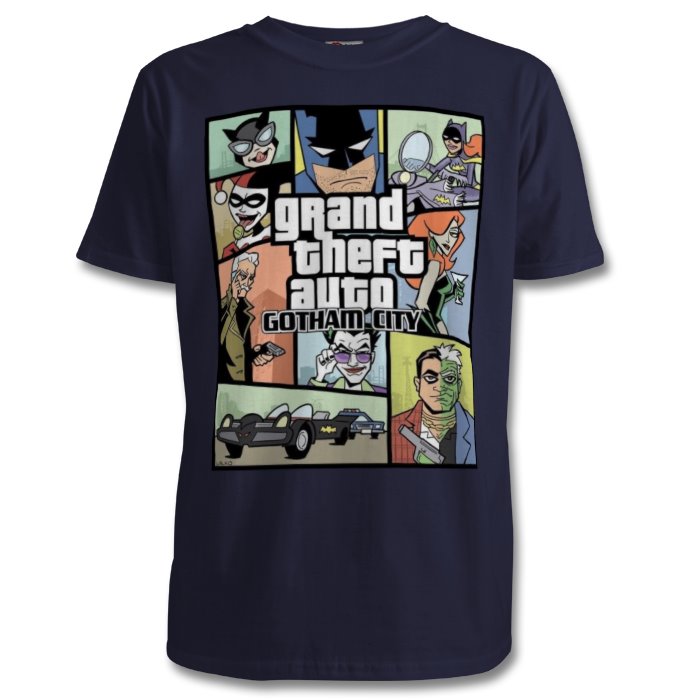 Batman & Grand Theft Auto - Grand Theft Auto Gotham T-shirt