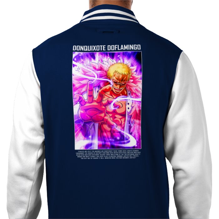 One Piece - Doflamingo Theme 1 Varsity Jacket