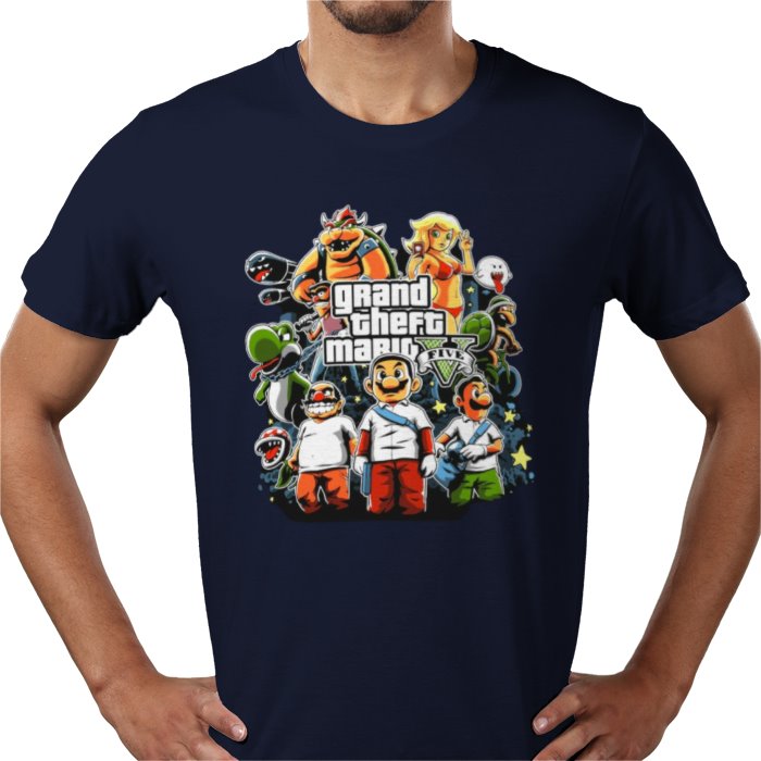 Super Mario x Grand Theft Auto - Grand Theft Mario T-shirt