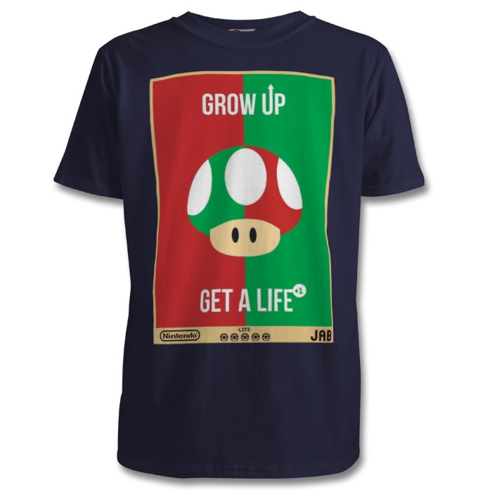 Super Mario Bro's - Get A Life T-shirt