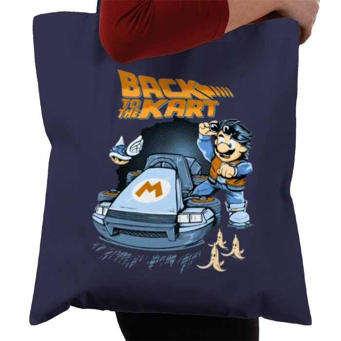 Mario Kart & Back To The Future - Back To The Kart Tote Bag