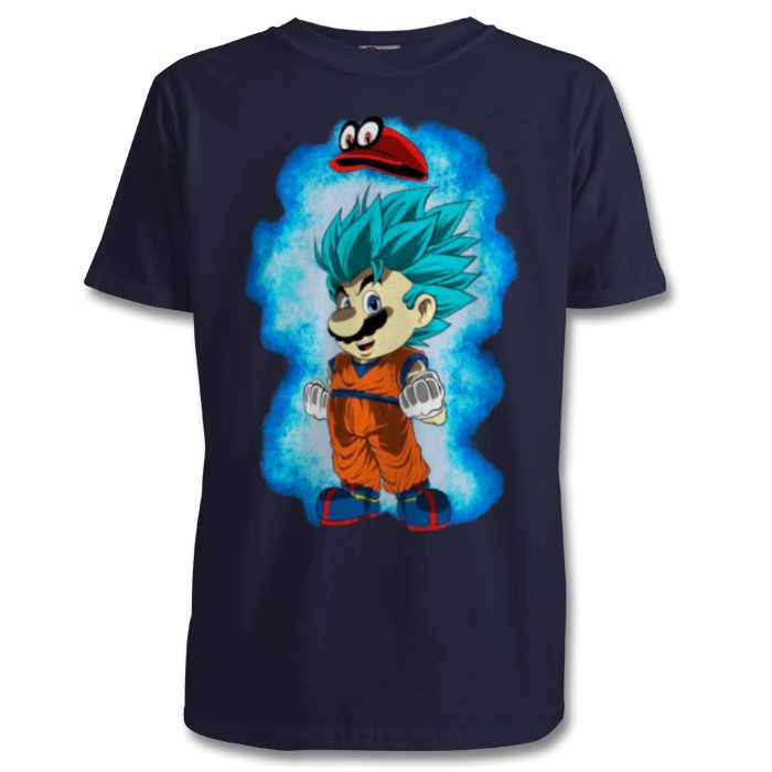 Dragonball Z & Super Mario Bro's - Saiyan Bro's T-shirt