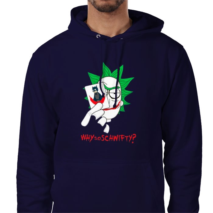 Rick & Morty & Batman - Why So Schwifty Value Hoodie