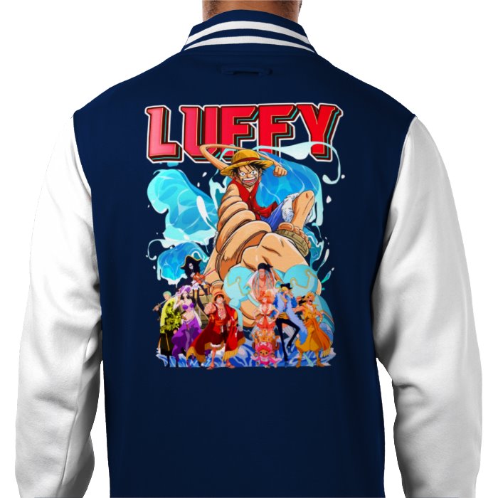 One Piece - Luffy Theme 3 Varsity Jacket