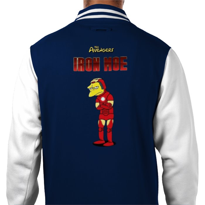 The Simpsons & Iron Man - Iron Moe Varsity Jacket