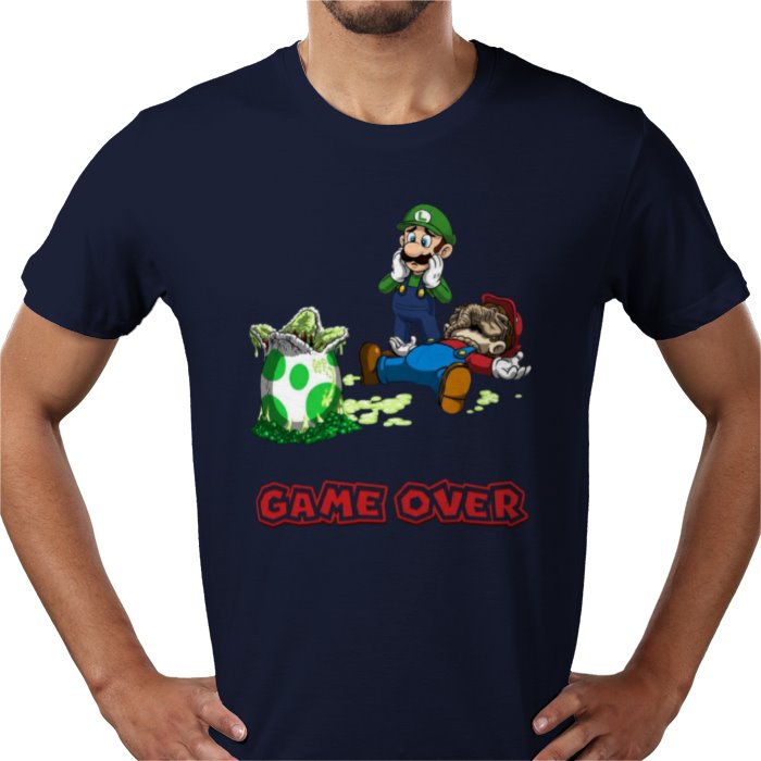 Super Mario x Aliens - Xeno Egg Game Over T-shirt