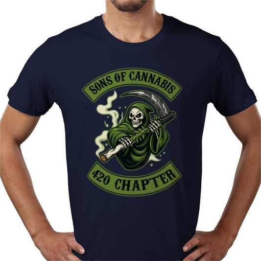 Sons Of Anarchy Parody Sons Of Cannabis T-shirt