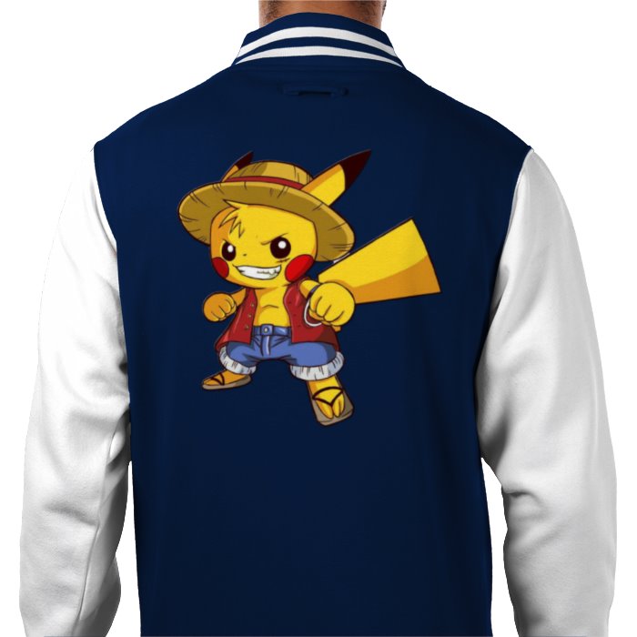 Pokémon & One Piece - PikaLuff Varsity Jacket