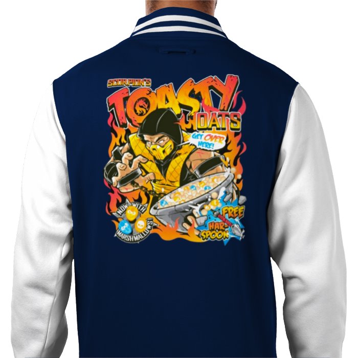 Mortal Kombat - Scorpions Toasty Oats Varsity Jacket