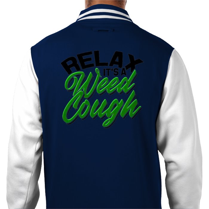 Weed Cough Varsity Jacket