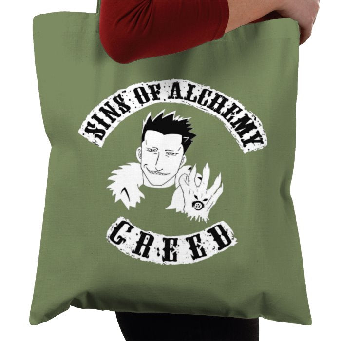 Full Metal Alchemist x Sons Of Anarchy - Sins Of Greed Tote Bag