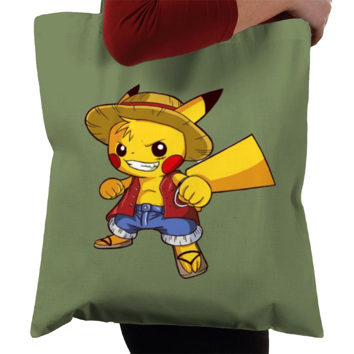 Pokémon & One Piece - PikaLuff Tote Bag