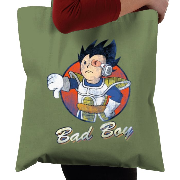 Dragonball Z x Fallout - Vegeta Bad Boy Tote Bag