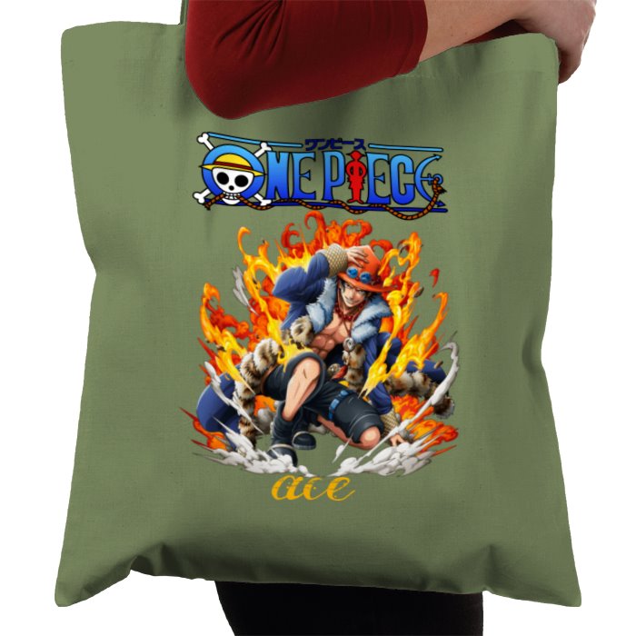 One Piece - Ace Portrait Tote Bag