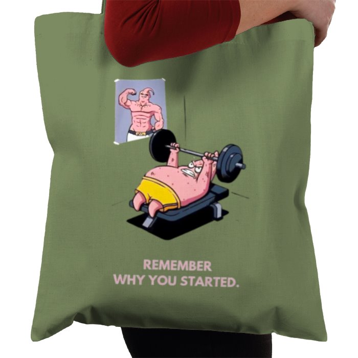 Dragonball Z x SpongeBob Square Pants - Why We Started Tote Bag