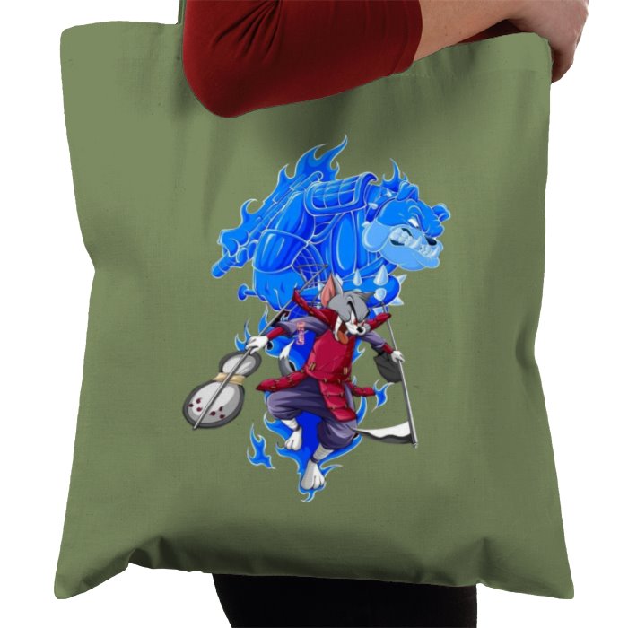 Tom & Jerry x Naruto - Tom/Madera Tote Bag