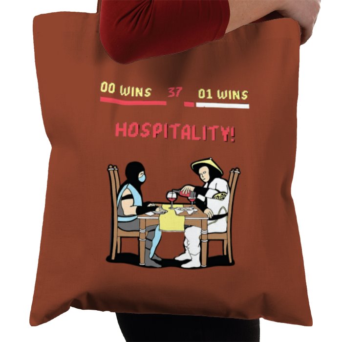 Mortal Kombat - Hospitality Wins Tote Bag