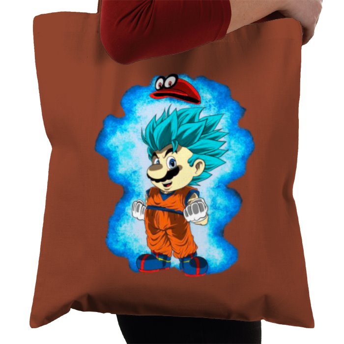 Dragonball Z & Super Mario Bro's - Saiyan Bro's Tote Bag