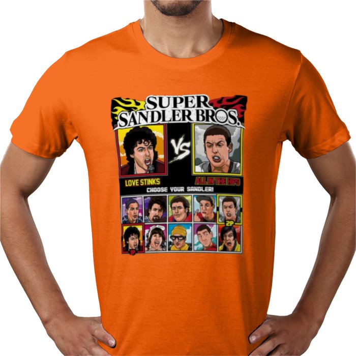 Super Smash Bro's & Adam Sandler - Super Sandler Bro's T-shirt