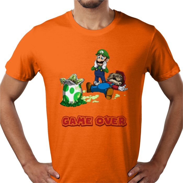 Super Mario x Aliens - Xeno Egg Game Over T-shirt