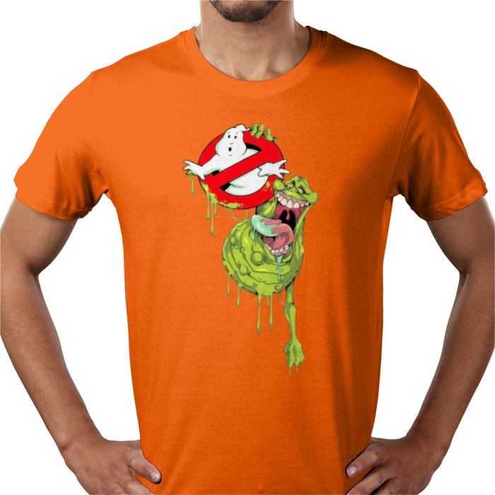 Ghostbusters - Slimer & Logo T-shirt