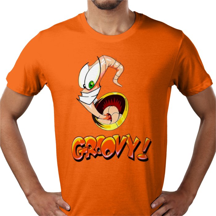 Earthworm Jim - Groovy T-shirt