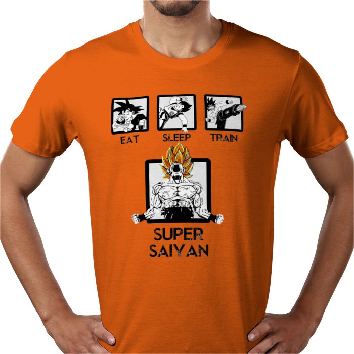 Dragonball Z - Eat Sleep Train T-shirt